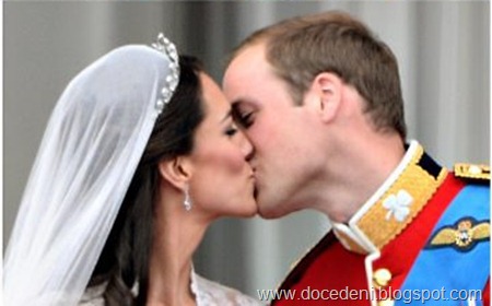 beijo do casal real