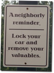 Neighborly Reminder