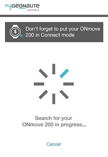 myGeonaute connect Screen 2
