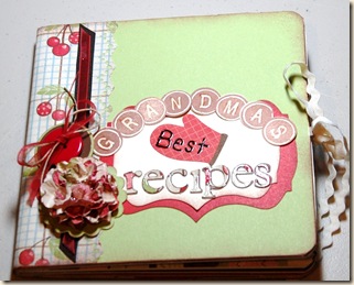 altered recipe book