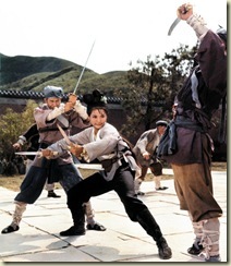 Come Drink With Me (1966 Hong Kong) aka Da zui xia aka Big Drunk Hero
Directed by King HU
Shown center: CHENG Pei-pei (as Golden Swallow) Come Drink With Me (1966 Hong Kong) aka Da zui xia aka Big Drunk Hero
Directed by King HU
Shown center: CHENG Pei-pei (as Golden Swallow)