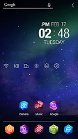 Aurora Atom Theme APK Снимки экрана #2