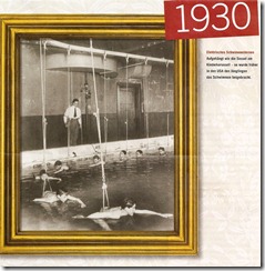 Schwimmen lernen 1930 und 2010