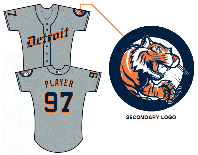 The Mark Rabinowitz Times: Volume 5, Number 22: My Concept for a Detroit  Tigers Road Jersey