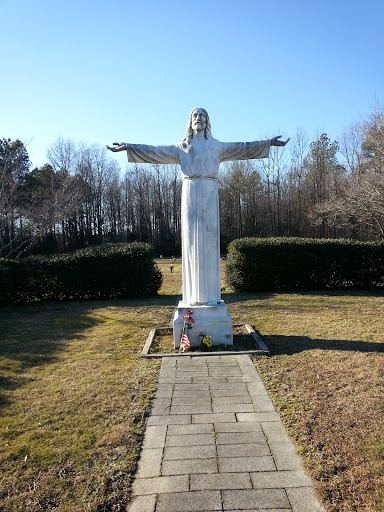 Sharon Hill Christ Statue.