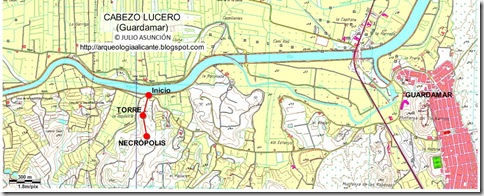 Mapa Cabezo Lucero