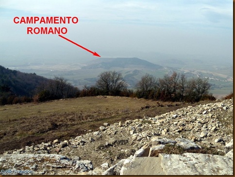 Campamento romano del monte Santa Cruz - Ruta castillo Irulegi