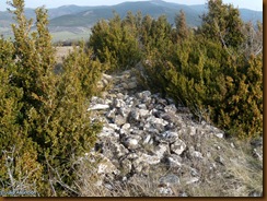 Murallas flanco oeste - castro de Urri - Ibiricu