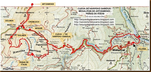 Mapa Harpeko Saindua