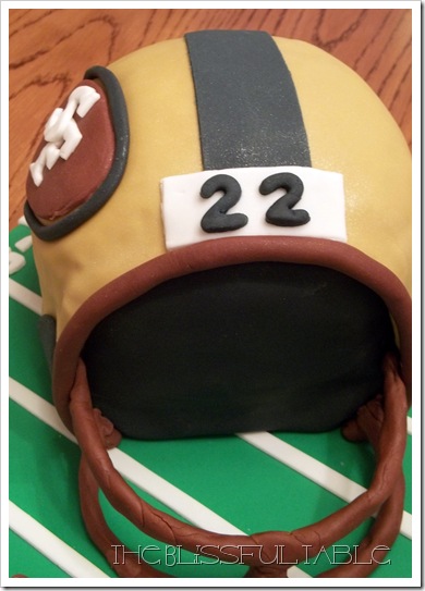 Football helmet cake 2a