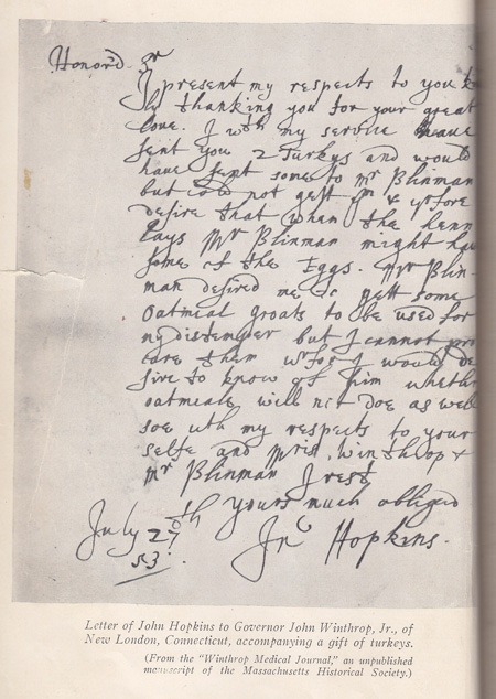 John Hopkins Letter