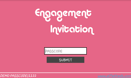 Engagement Invitation