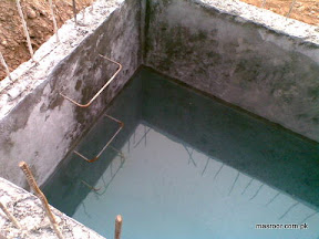 First water filling in undergraound water tank