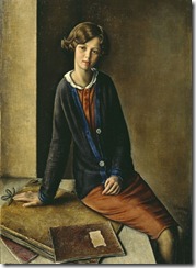 Portrait de Jeune Fille--1932--François Emile Barraud 