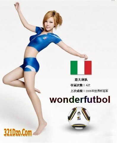 321Dzô.Com | BodyArt - 32 Đội Bóng WorldCup 2010