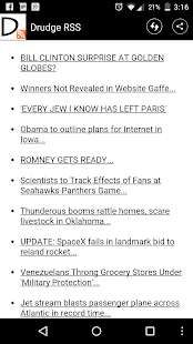 Drudge RSS (NO ADS) Screenshots 2