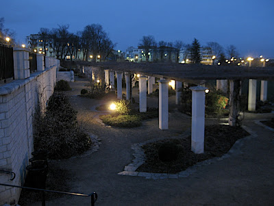 Parc Blossac at Night