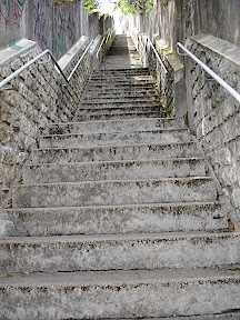 Escalier de la Grotte des Druides