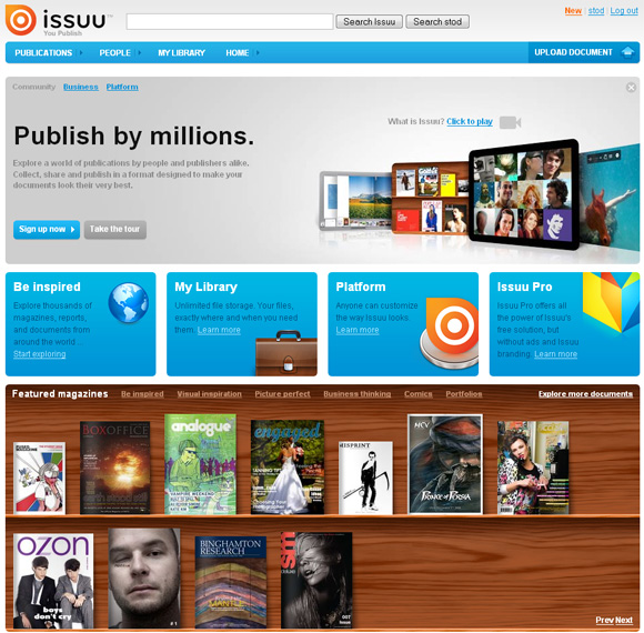 Issuu журналы и публикации online