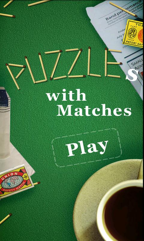 Android application Puzzles with Matches screenshort