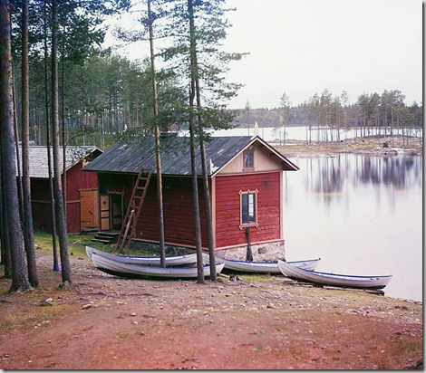 On the Saimaa Lake; between 1905 and 1915
Sergei Mikhailovich Prokudin-Gorskii Collection (Library of Congress).