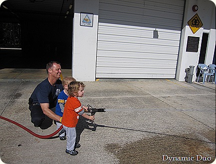 rals and gus firing the fireman's hose! (11)