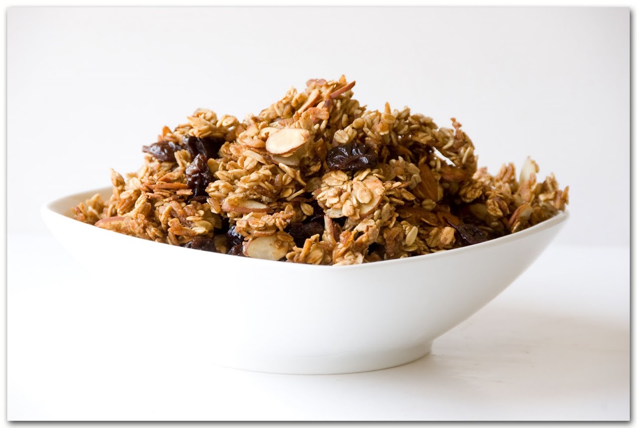 Cherry Amaretto Granola The Road Forks Travel And Food Blog