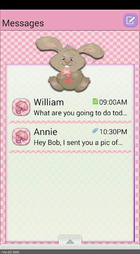 EasterBunny GO SMS THEME