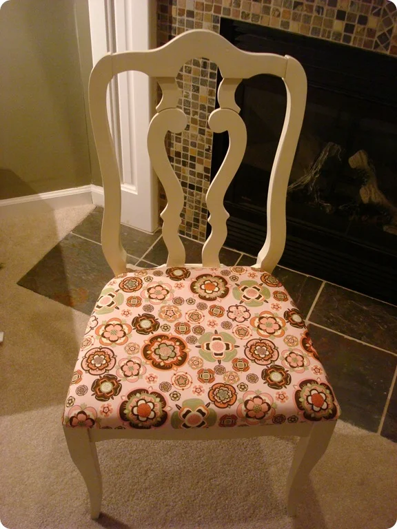 recover a chair with new fabric