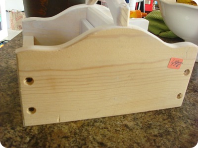 Painted decorative herb container