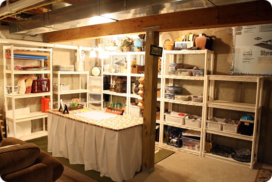 organized craft room