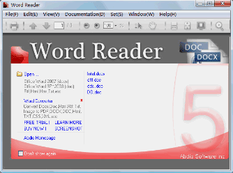 Word Reader  Read Word 2007 DOCX File