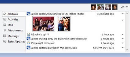 MySpace for Outlook