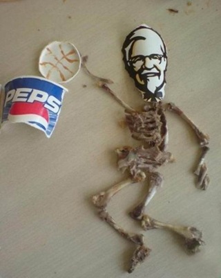 KFC Bone Art