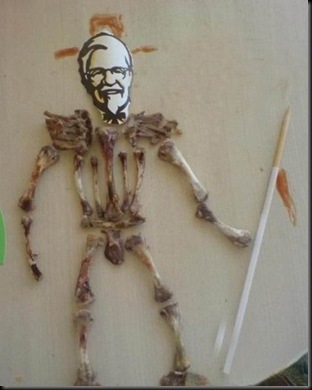 kfc bone skeleton