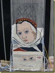 tapestry.medieval spinner. 3.10