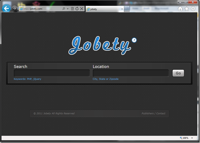 jobety.com site screenshot