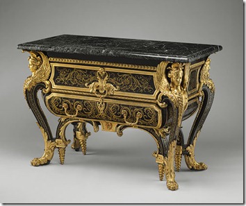 Commode design d'André-Charles Boulle