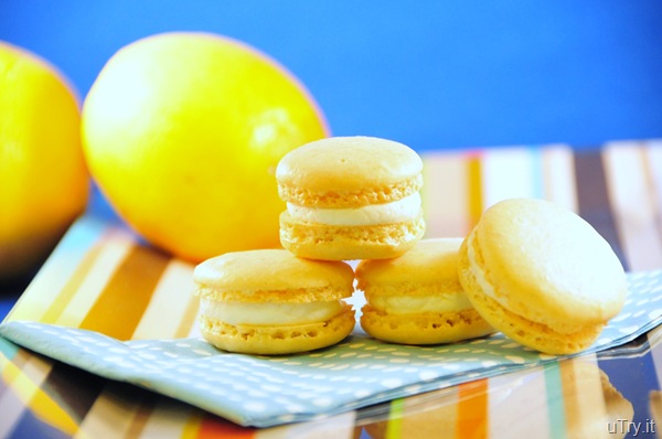Meyer Lemons Macarons with Limoncello Buttercream