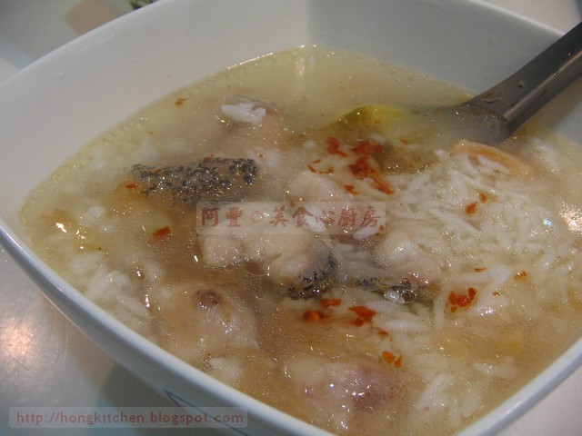 阿豐 美食心廚房 美味 的鲜鱼粥 Fish Porridge