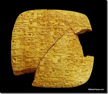 Cuneiform inscription from Early Dynastic per, tb072705908 bl