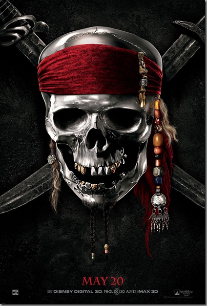 pirates of caribbean 4 - on stranger tides movie poster