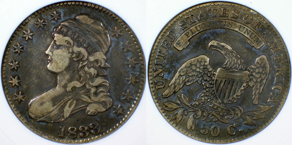 1833-Bust-50c--Overton-And-Grade