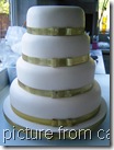 wedding cake from cakes and sugar craft shop