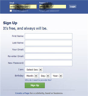 Mudah : Mendaftar Facebook