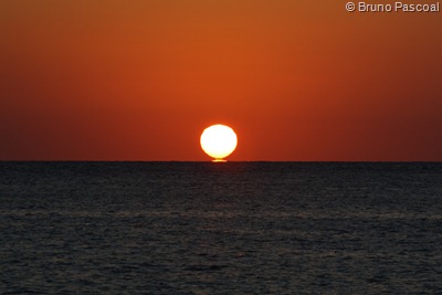 Mais um pôr-do-sol em Cozumel