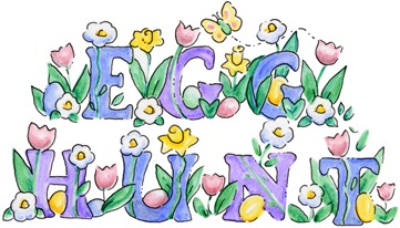 clipart imagem decoupage Egg Hunt