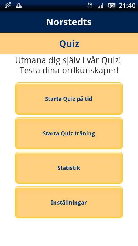 Norstedts svenska fickordbok Screen 2