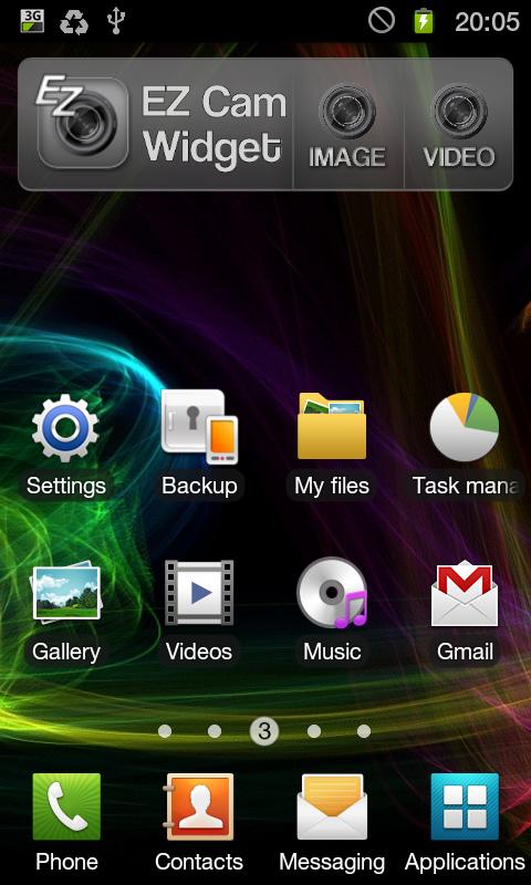 Android application EZ Cam Widget screenshort