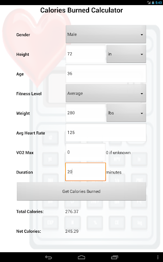 【免費健康App】Calories Burned Calculator-APP點子